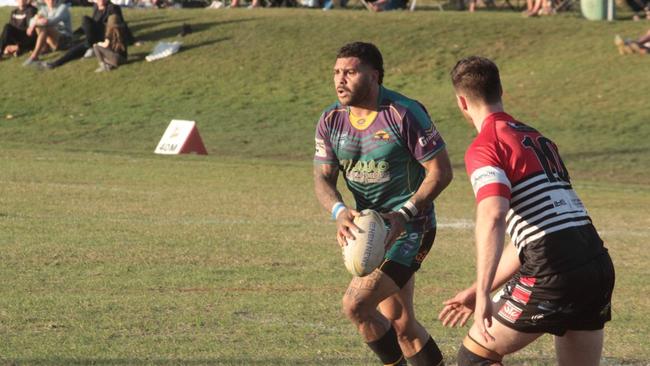 Evans Head Bombers halfback Trevor Bolt put on a playmaking masterclass in the win. Photo: Evans Head Bombers.