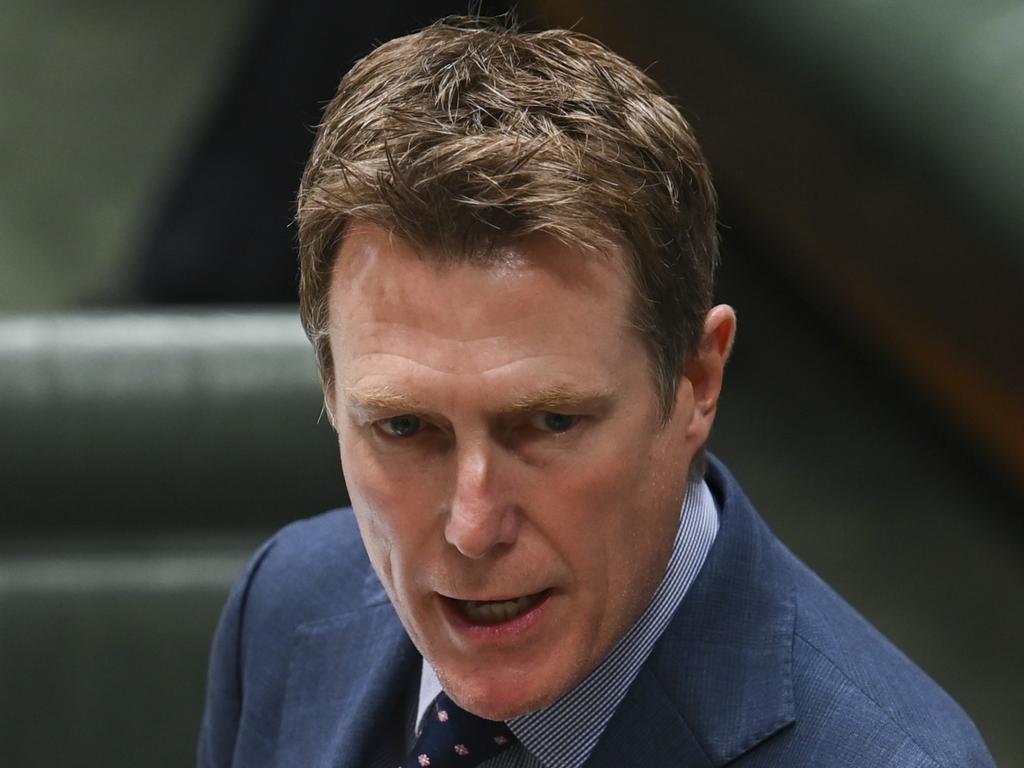 CANBERRA, AUSTRALIA - NewsWire Photos SEPTEMBER 2 2021: Minister for Industry, Science and Technology, Christian Porter during Question Time at Parliament House in Canberra. Picture: NCA NewsWire / Martin Ollman