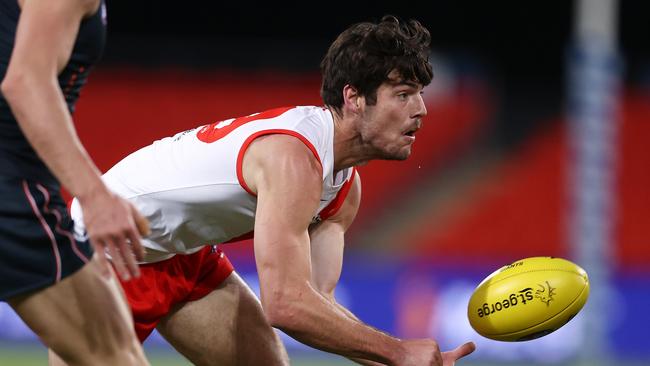 Sydney’s George Hewett is a restricted free agent. Picture: Michael Klein