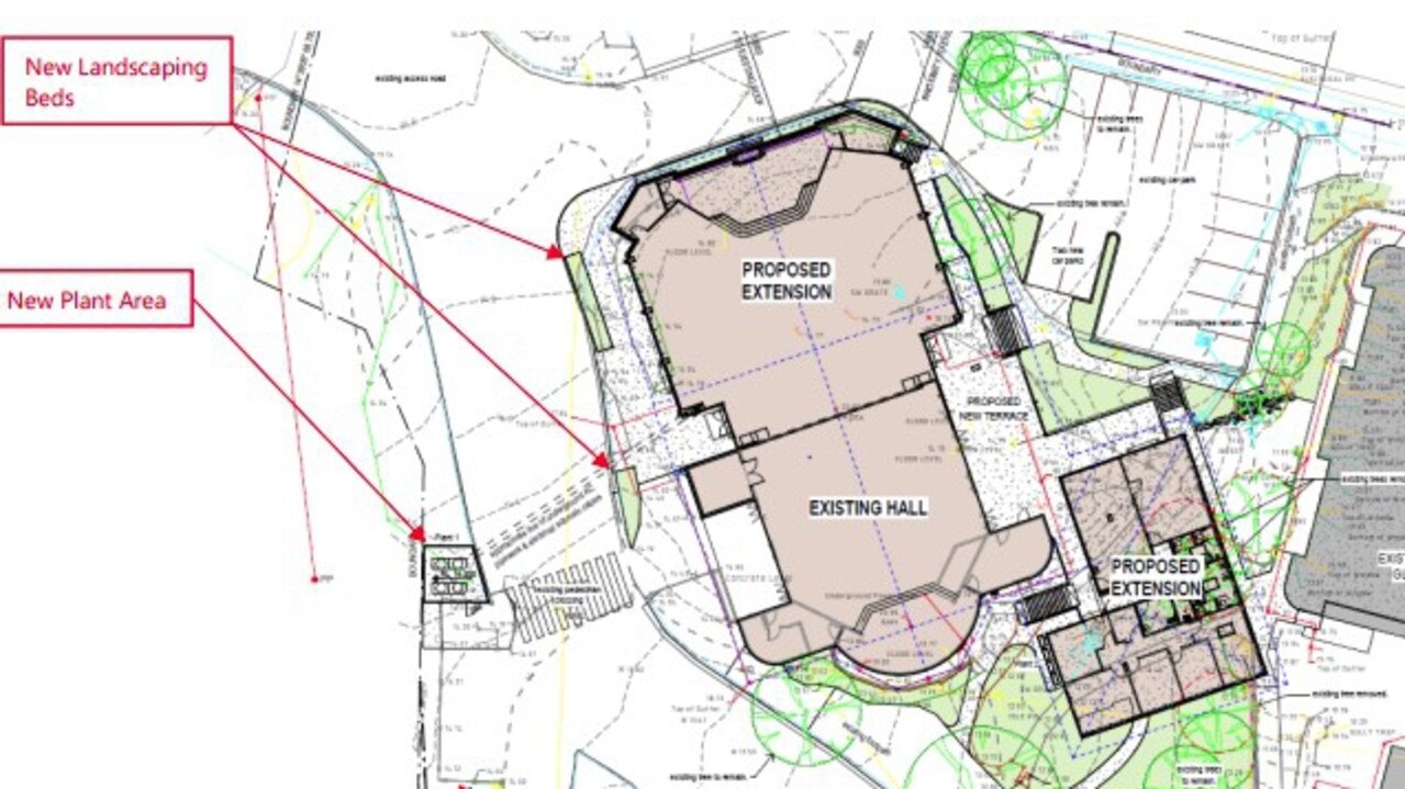 The plans for the new Lutheran Church in Noosaville.