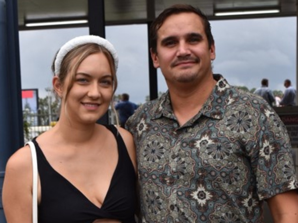 Tian and Jacob White at The Archer race meeting at Callaghan Park, Rockhampton, on May 7, 2022.