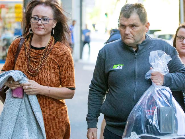 Michael Rogers with homeless support group founder Donna Stolzenberg. Picture: Mark Stewart