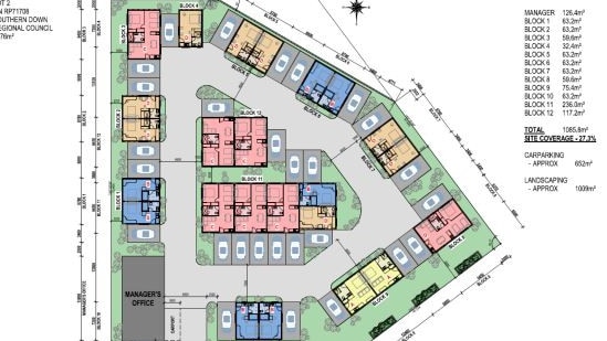 Plans for new motel in Stanthorpe CBD. Picture: via SDRC