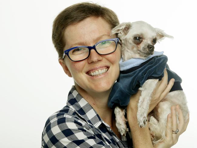 Vet Anne Fawcett decided to do an enema on Max to remove the sharp bones in a controlled manner. Picture: John Appleyard