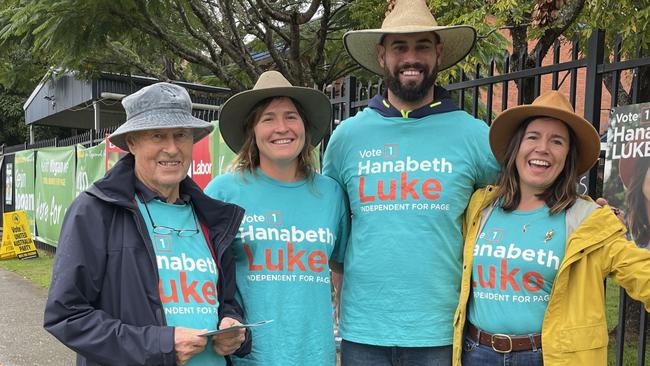 Dr Hanabeth Luke (right) for the Independent Page party in Grafton.