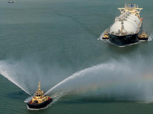 Energy Advance left Darwin Harbour this week carrying the 200th LNG export cargo from the Inpex-Operated Ichthys LNG onshore facilities. Picture: Supplied