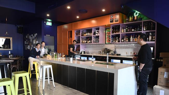 The kitchen-style bar at 53 Canley. Pic: Simon Bullard/AAP Image