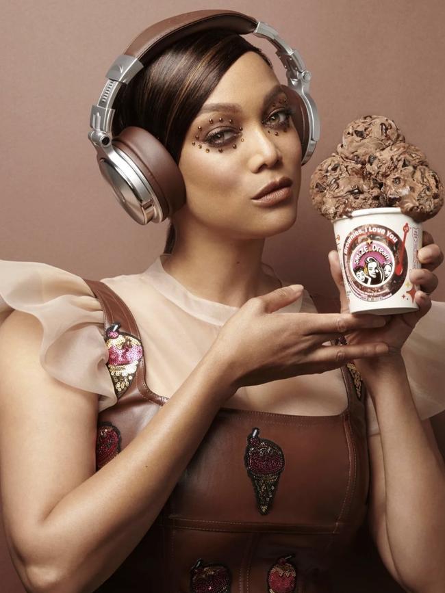 Banks launched her own ice cream brand in Australia in 2023. Picture: Supplied