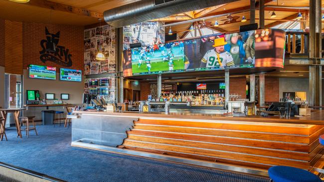 Arkaba Hotel's Sporty's Bar reopened last year after a $10m renovation. Pics: Supplied