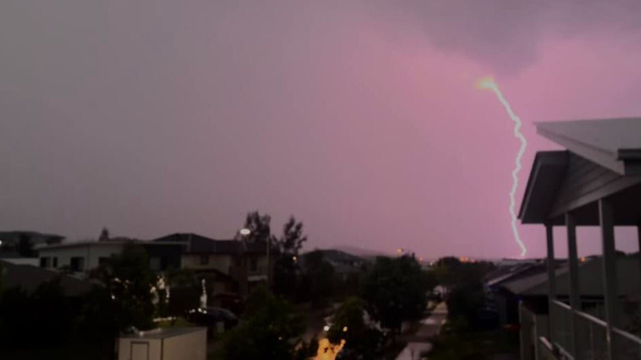 Wednesday's storms brought more than 200,000 lightning strikes. Picture: Sammy Cameron