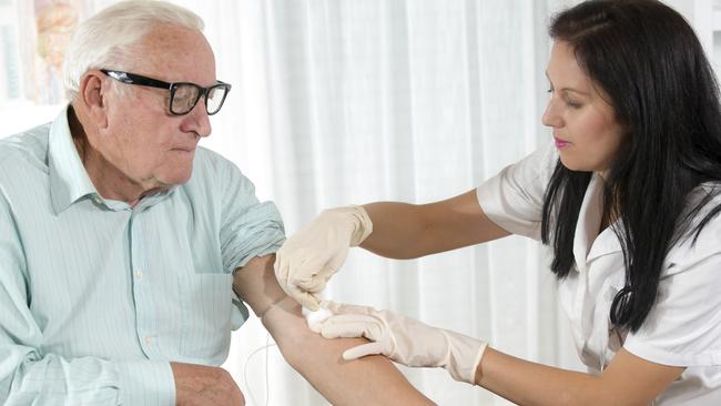 A man has a PSA blood test for prostate cancer. Picture: iStock