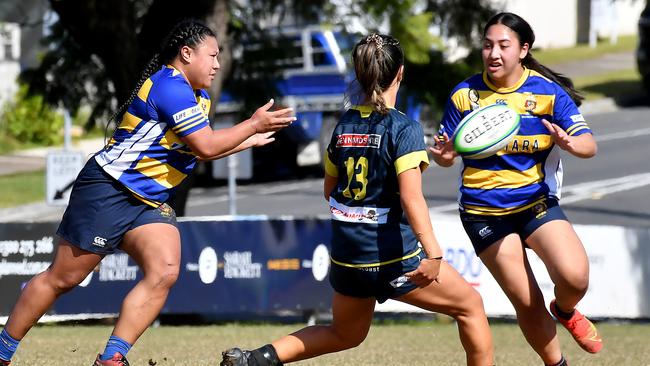 Club rugby union women's game between Easts v Bond Uni. Saturday June 18, 2022. Picture, John Gass