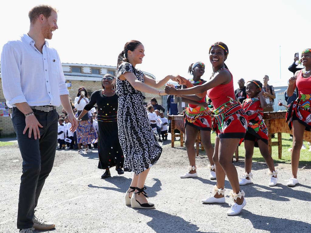 Harry is impressed. Picture: Chris Jackson/Getty Images