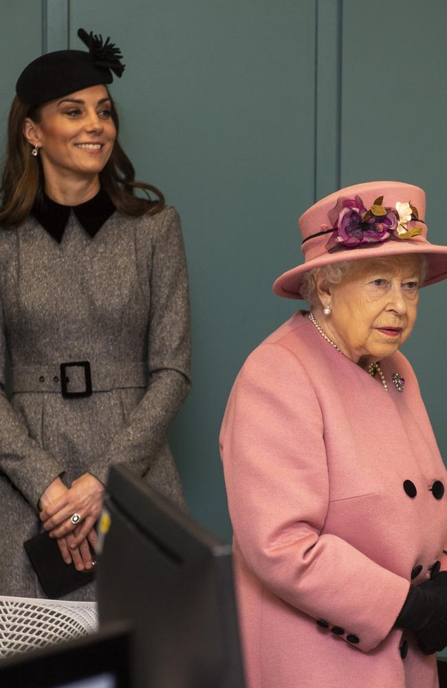 Much like the Queen, Kate has a ‘cool and reserved nature’. Picture: PA Wire