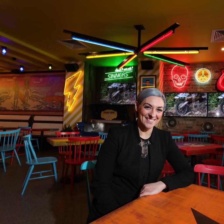 Molly Haranis says The menu will feature soft-shelled tacos, fajitas, burritos, quesadillas, buffalo wings, nachos and more, while the margaritas are served shaken or frozen in classic, strawberry, mango and tropical Red Bull flavours. Picture: Glenn Hampson