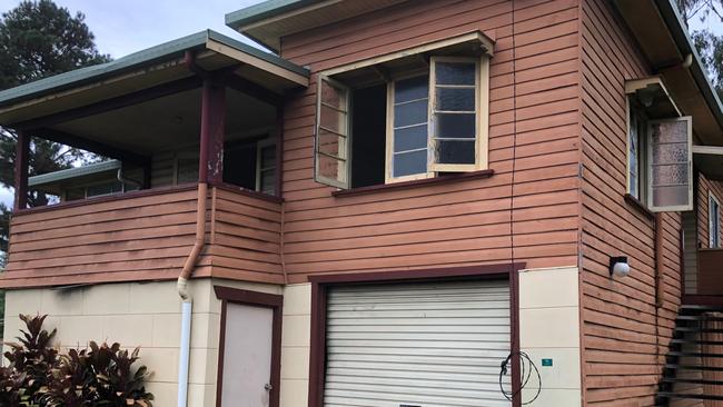 HOUSE FIRE: Emergency services were called to a fire in a derelict property on Ballina Rd, Girards Hill around 4am on Tuesday May 11, 2021.Photo: Alison Paterson