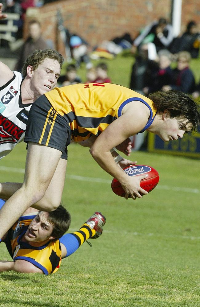 Rennie Gilchrist playing for Sandringham.