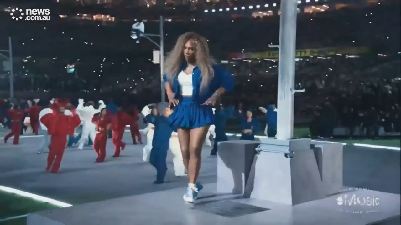 Serena Williams joins Kendrick Lamar's halftime show