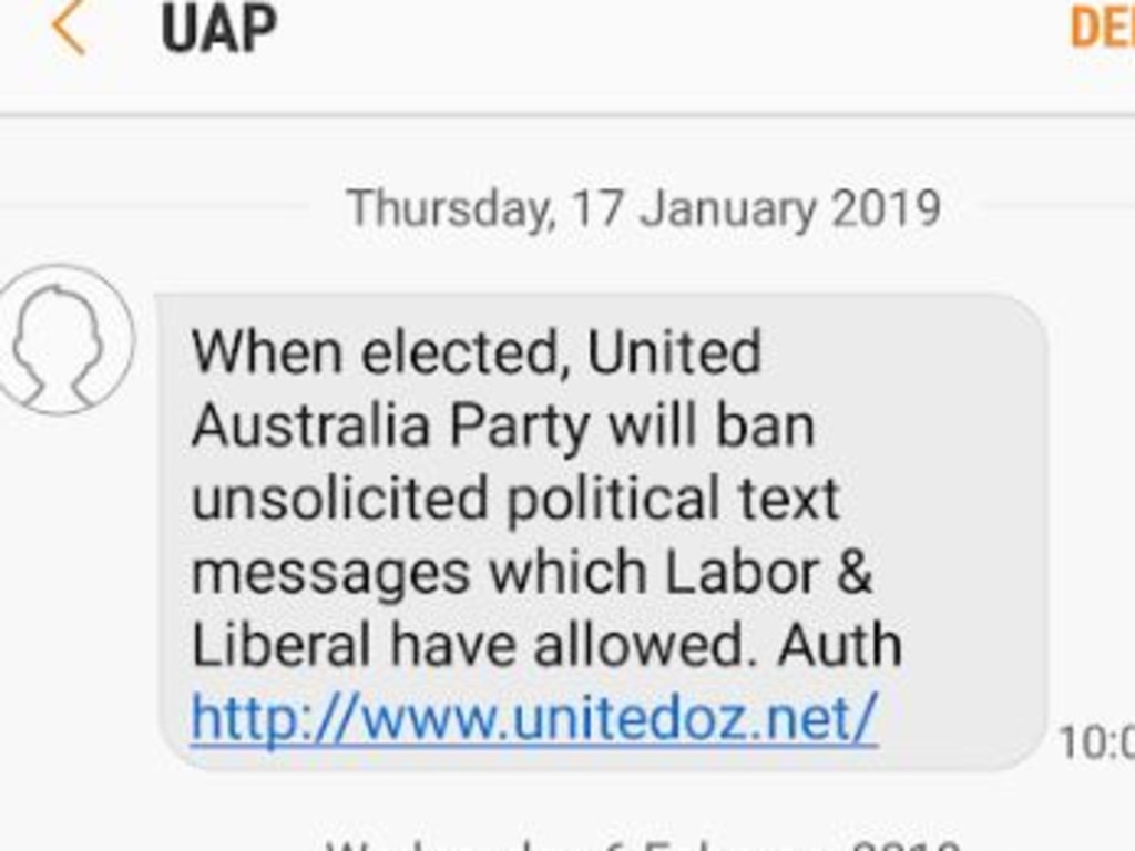 Australians were today surprised to find this alarming message telling them their security was "under threat."