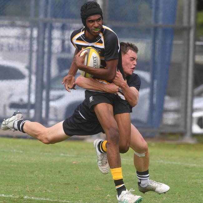 QLD Rugby Union State Championships (17-18 years boys) at the Townsville Sports Precinct. Friday May 23. Metro East against Capricorn. Picture: Evan Morgan