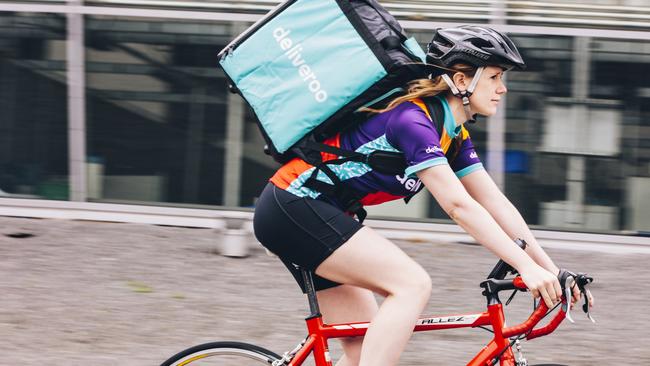 The heat is tough on us all but spare a thought for those pedalling through it to get your food to you.