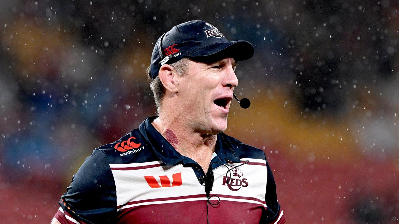 Departing Reds coach Brad Thorn wants to take a breath. Picture: Bradley Kanaris/Getty Images