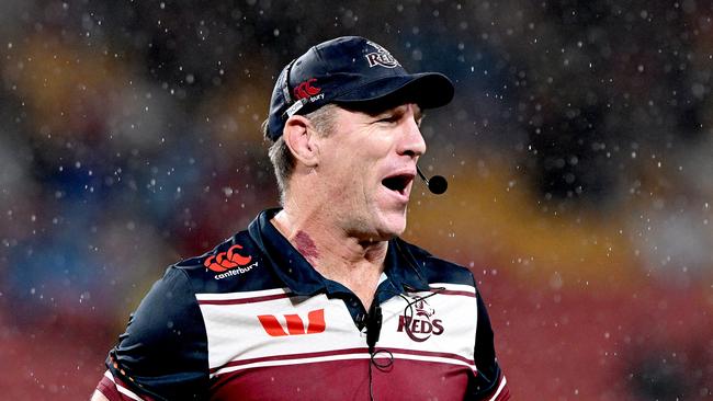 Departing Reds coach Brad Thorn wants to take a breath. Picture: Bradley Kanaris/Getty Images