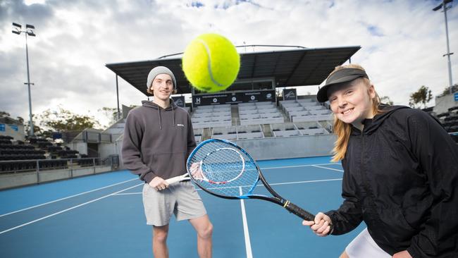 Alicia Dale (right) become the youngest ever girls winner of the Pardey Shield while Sam Edgar claimed his maiden title. Picture: RICHARD JUPE