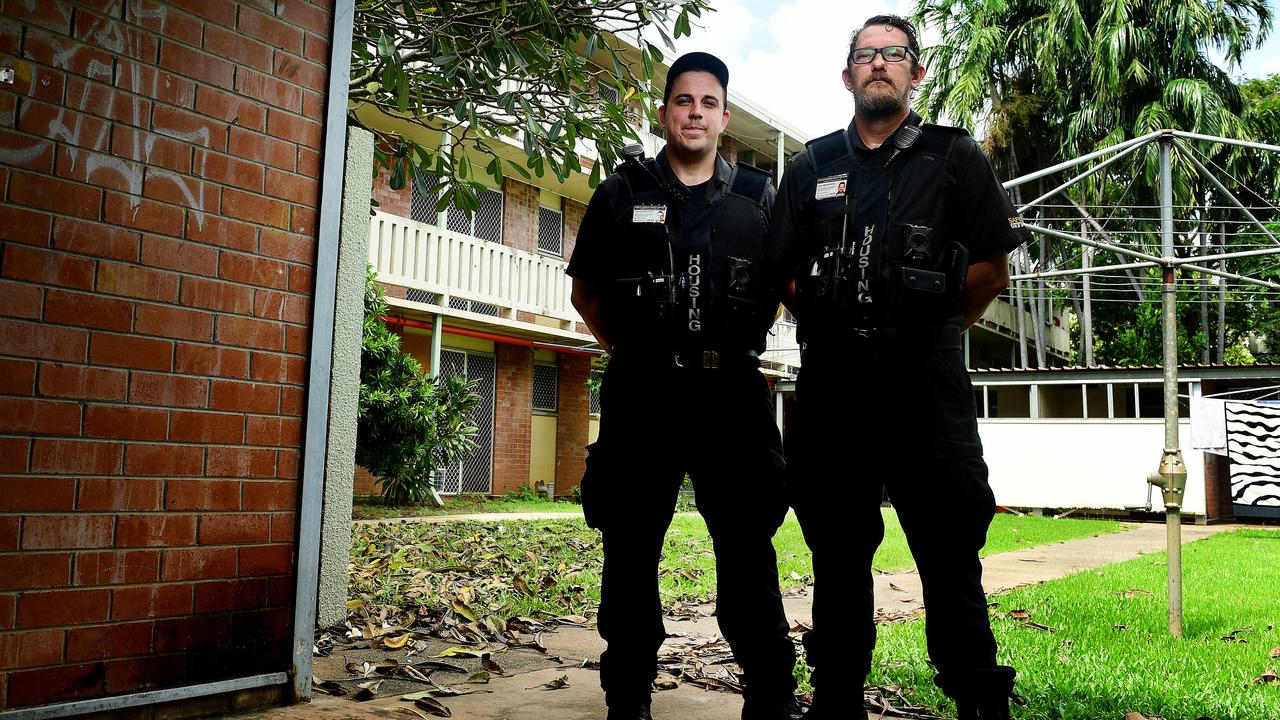 Public Housing Safety Officers’ powers will be expanded to carry OC spray, make arrests, under a Territory Labor election pledge. Picture: Justin Kennedy
