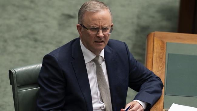 Anthony Albanese says ‘by their own words there is nothing new in this plan’. Picture: Martin Ollman