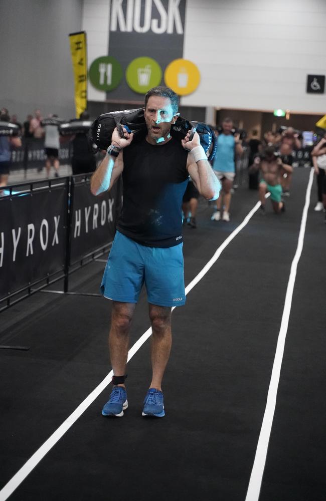 10000 athletes put their fitness to the test in a massive Hyrox competition this weekend (14-15 Dec) at Melbourne Exhibition and Convention Centre. Picture Valeriu Campan