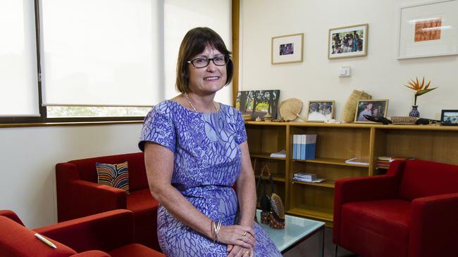 Northern Territory chief magistrate Hilary Hannam pictured in her office.