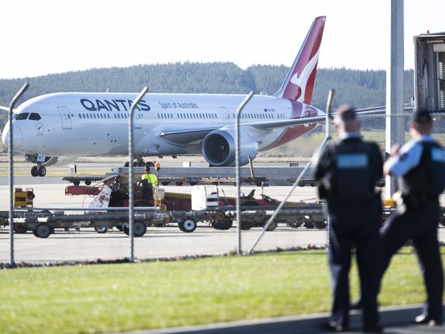 The cap on international arrivals was in July reduced to 4000 a week in response to hotel quarantine concerns. Picture: Rohan Thomson/Getty Images