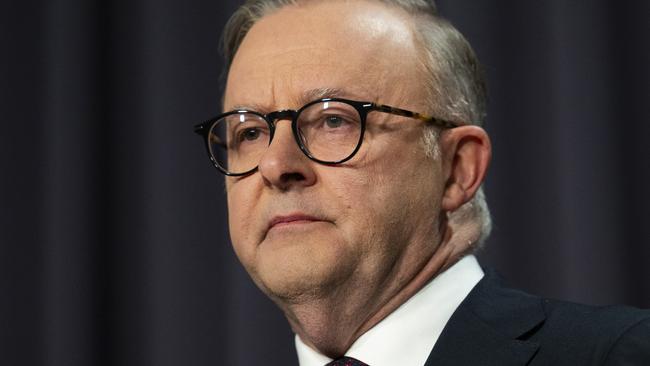 Prime Minister Anthony Albanese speaks to the nation after the voice referendum is defeated.