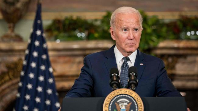 Xi urged Joe Biden, pictured, to practice ‘mutual respect’. Picture: Getty Images