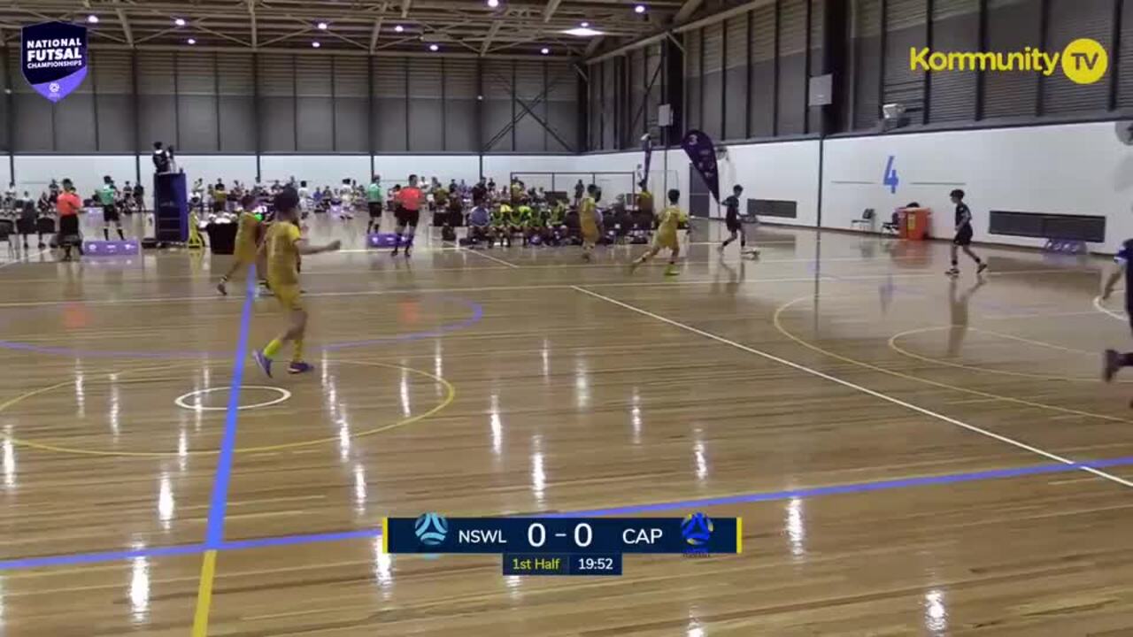 Replay: Football NSW Lightning v Capital Football (U13 Boys QF) - 2025 National Futsal Championships Day 4