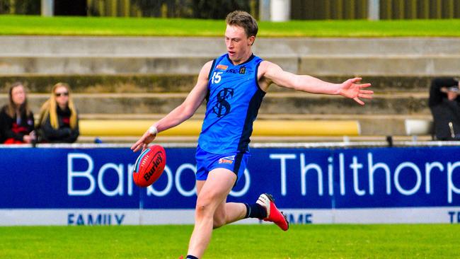 Mani Liddy in action for Sturt. Picture: Mel Faull/Get Snapt