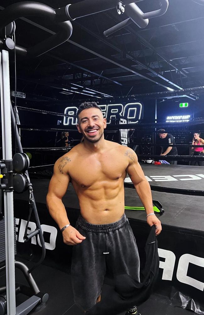 Celebrity personal trainer Jono Castano revealed he is moving the US in September. Picture: Instagram/JonoCastano