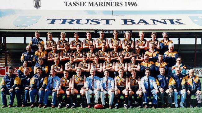 Tasmanian Mariners side in 1996.