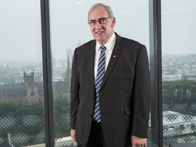 Former NSW premier John Fahey says the ban on plastic bags is ‘environmental symbolism’. Picture: Damian Shaw