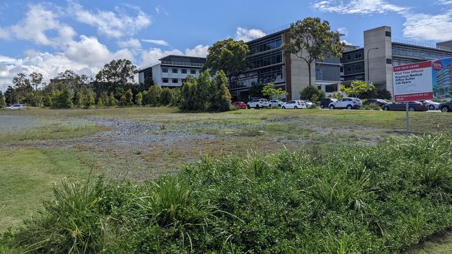 An empty sit at the Health and Knowledge precinct in Southport. Picture: Keith Woods.