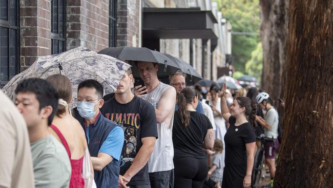 Foodies were eager to sample croissants the New York Times described as ‘the finest you will find anywhere in the world’. Picture: NewsWire / Simon Bullard.