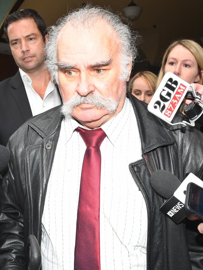 Graeme Reeves outside Downing Centre Court in Sydney. Picture: AAP