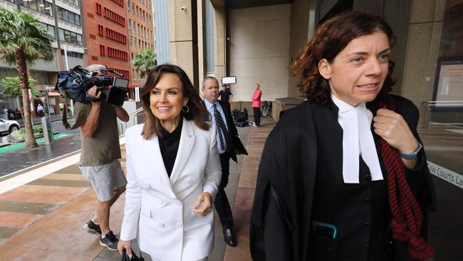 Lisa Wilkinson arrives at Federal court. Picture: NCA NewsWire / Max Mason-Hubers