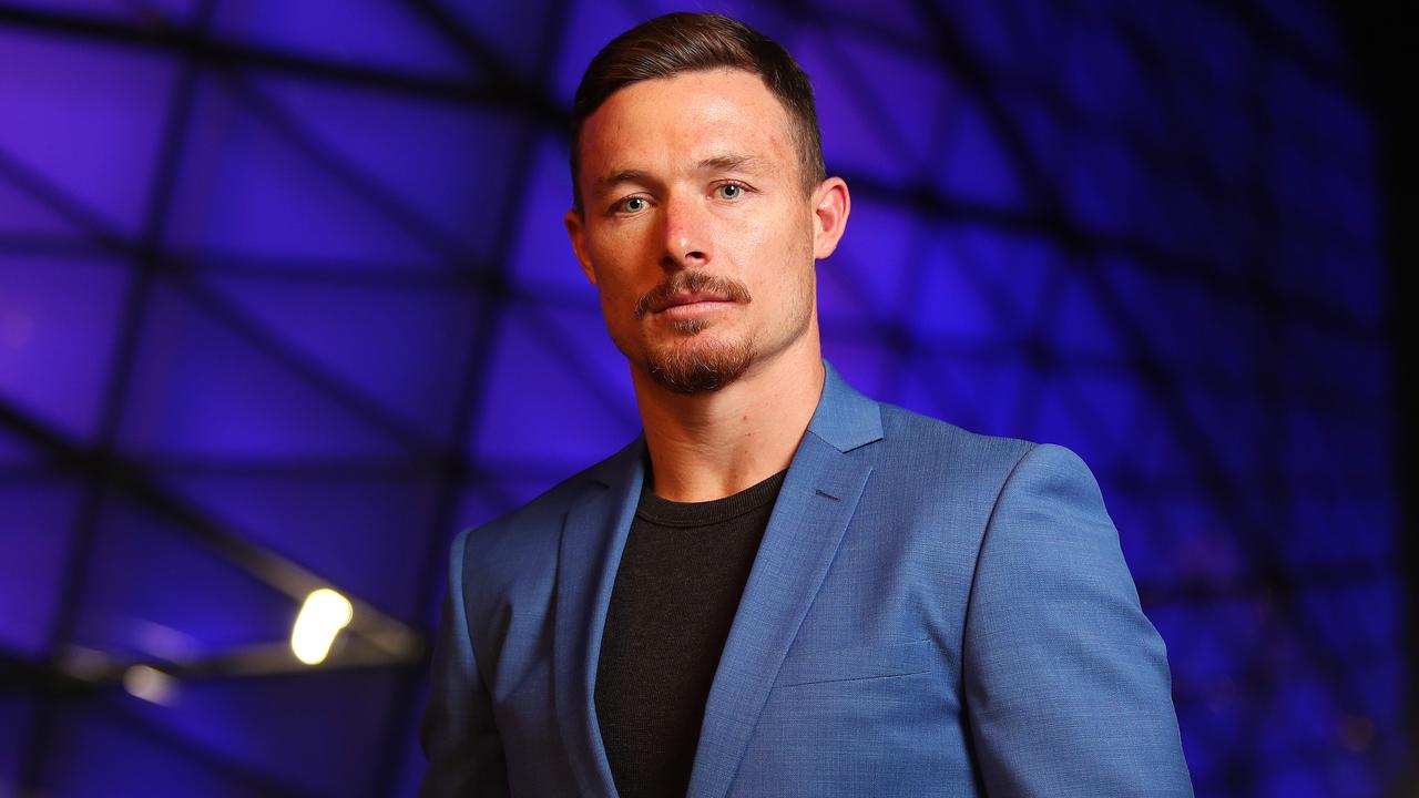 Damien Cook poses for a portrait during the NSW State of Origin team announcement.