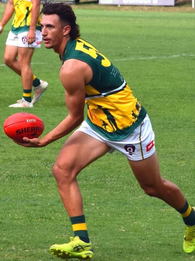 Maroochydore Roos QAFL player Damon Eastwell. Photo: Tracey Jones