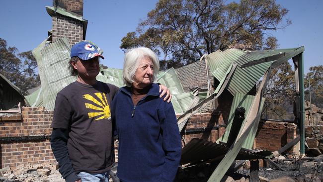 Penny Stanbridge, 71, who lost her home and all of her possessions with her son Ross. Picture: David Swift.