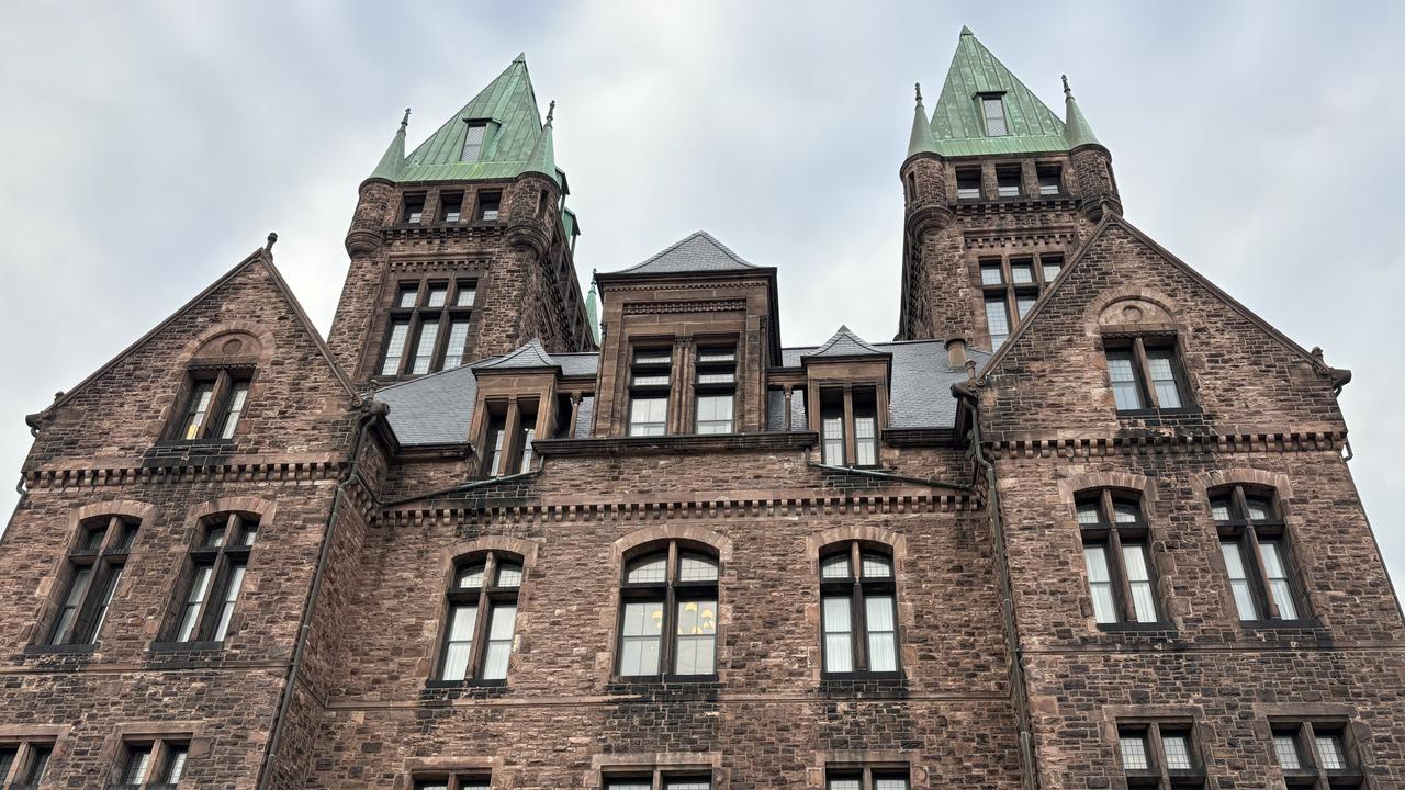 The edifice of the insane asylum turned hotel. Picture: Benedict Brook/news.com.au