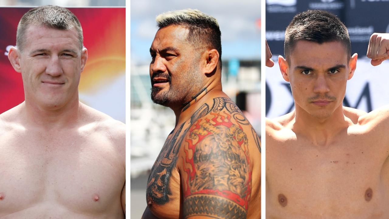 Paul Gallen, Mark Hunt and Tim Tszyu.