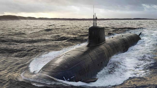 Laws will need to be amended before the first nuclear powered submarines are delivered to Australia in the early 2030s, letting Defence regulate their usage. Picture: Supplied via NCA NewsWire